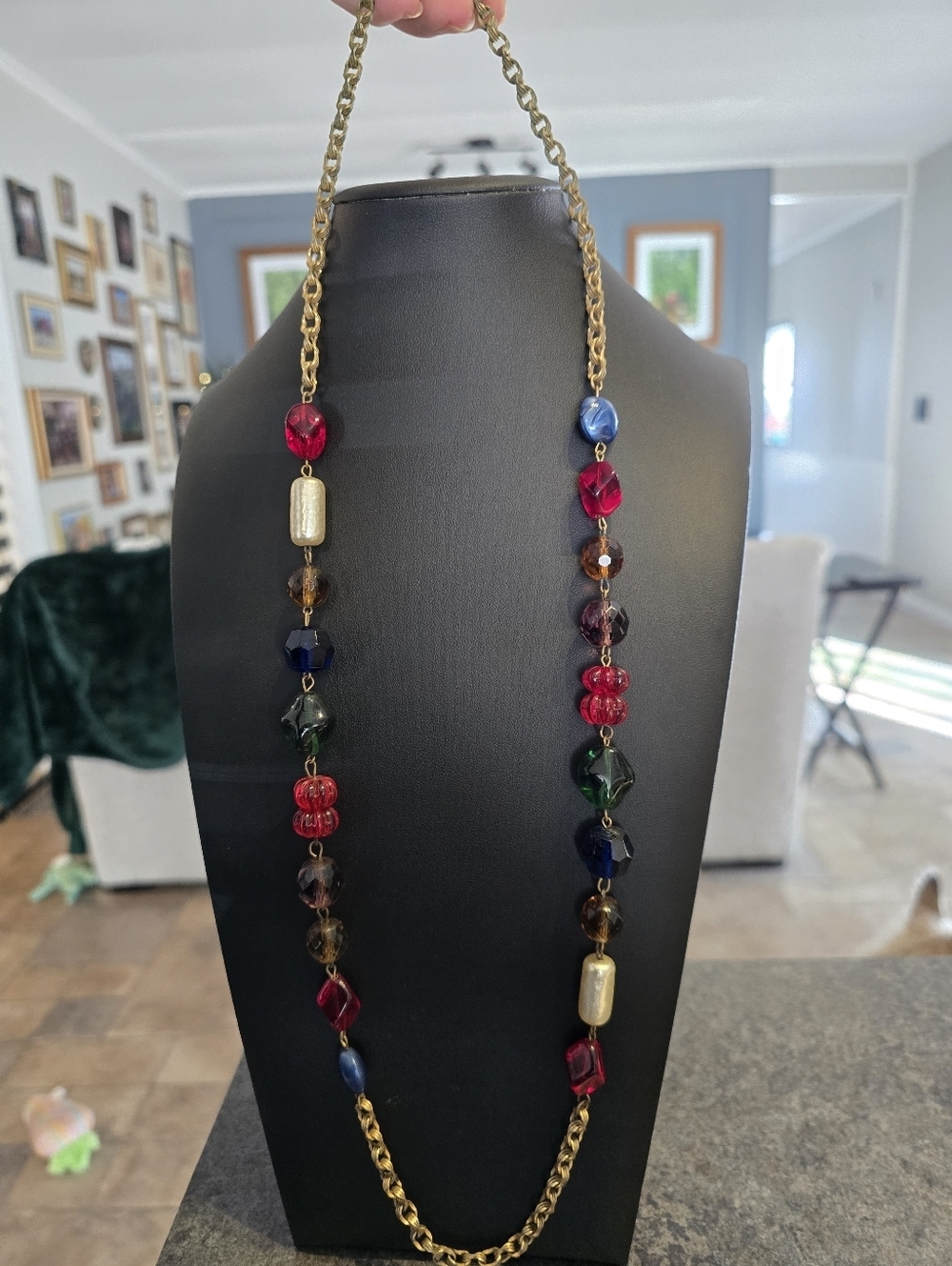 RARE Miriam Haskell "Opera" Style Necklace